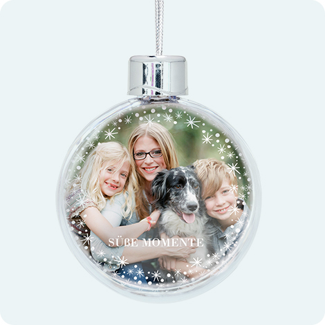 Personalisierte Christbaumkugel